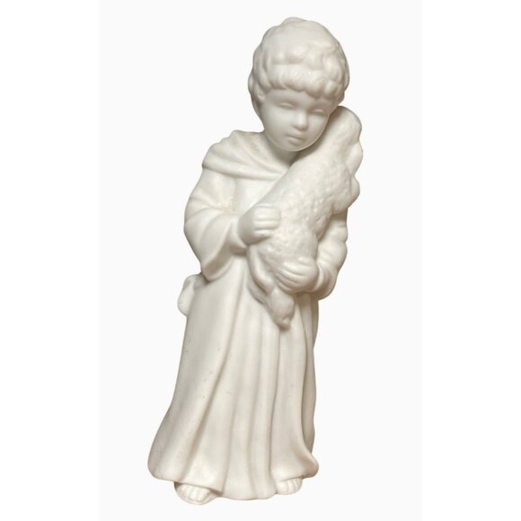 Avon Nativity Collectibles The Shepherd Boy Porcelain Figurine 1983 - Picture 2 of 11